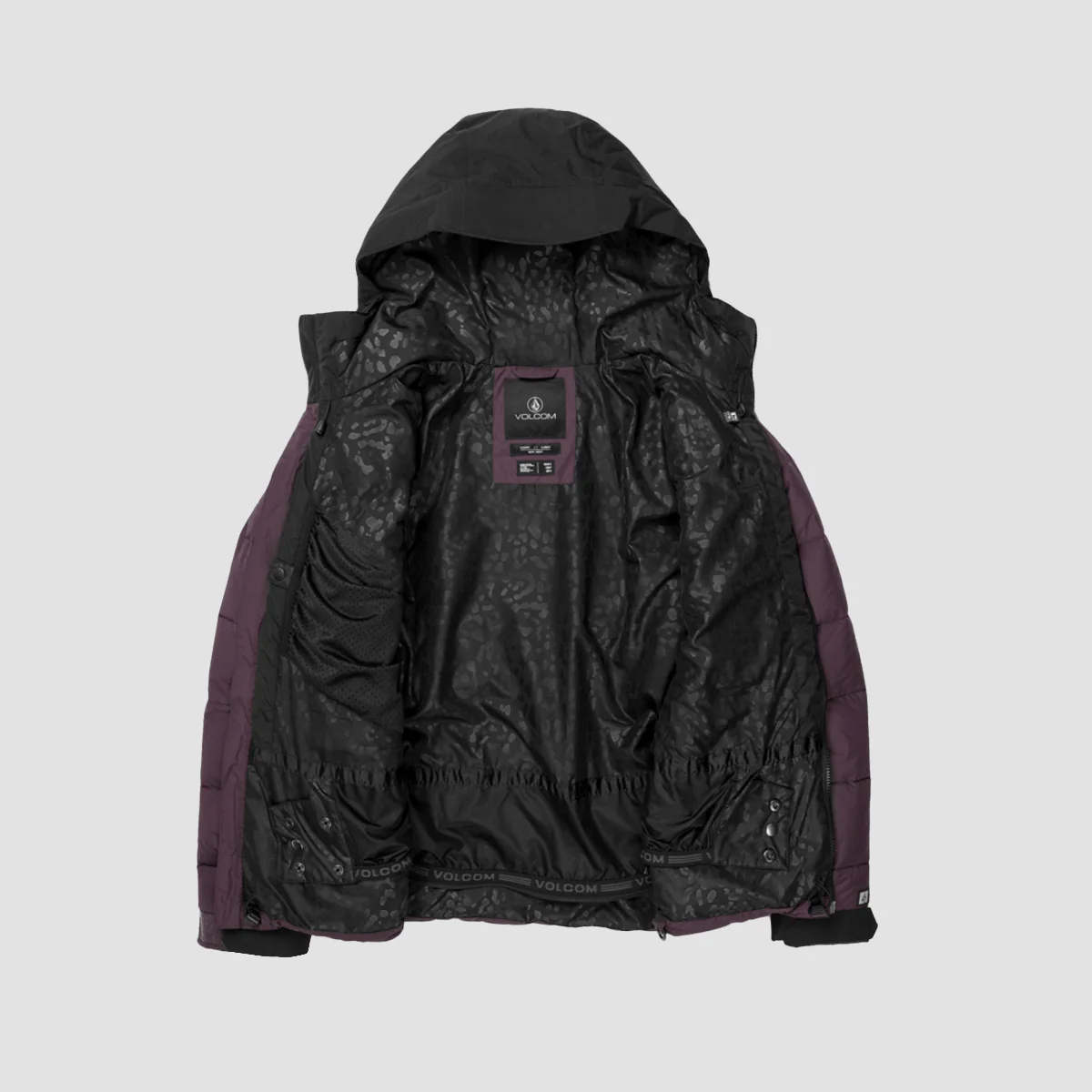 Volcom Puffleup Snow Jacket Blackberry - Womens - Image 3
