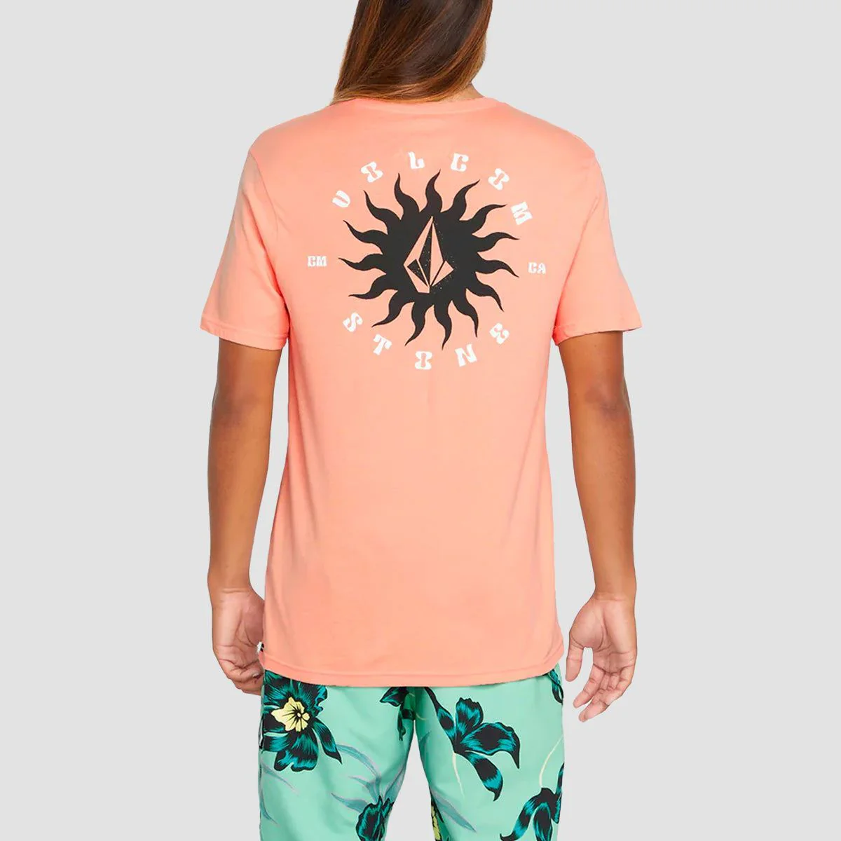Volcom Rayz FTY T-Shirt Summer Orange - Image 2