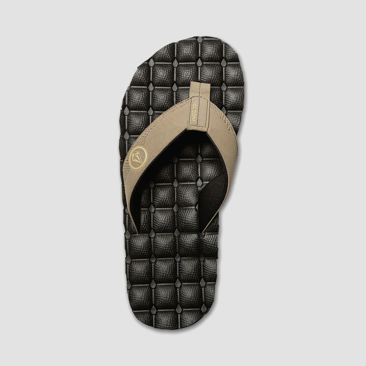Volcom Recliner Sandals Khaki - Image 2