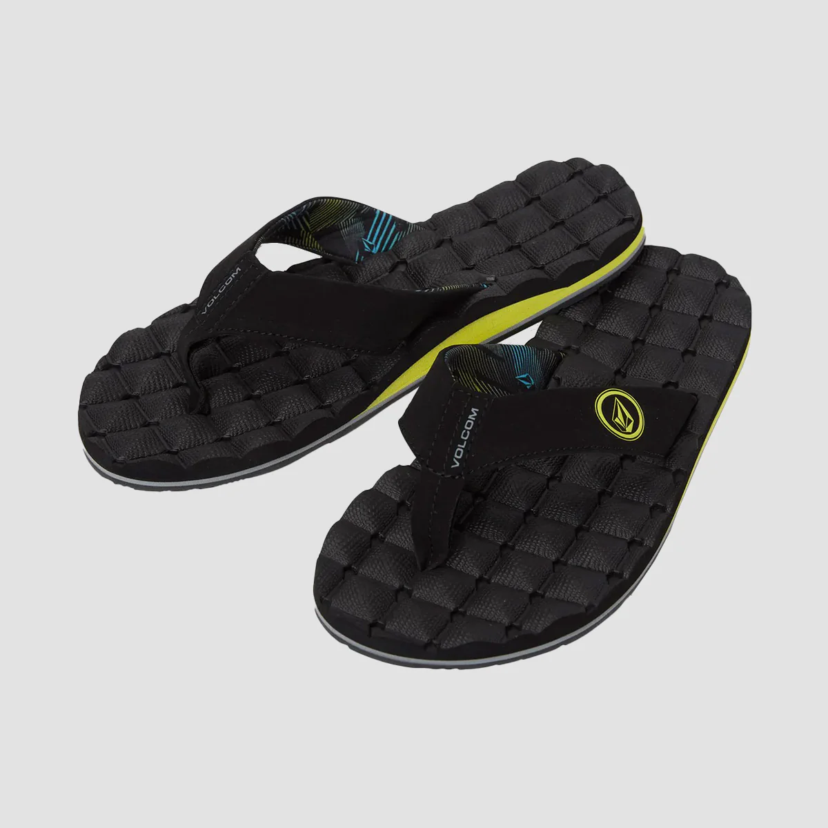 Volcom Recliner Sandals Lime - Image 2