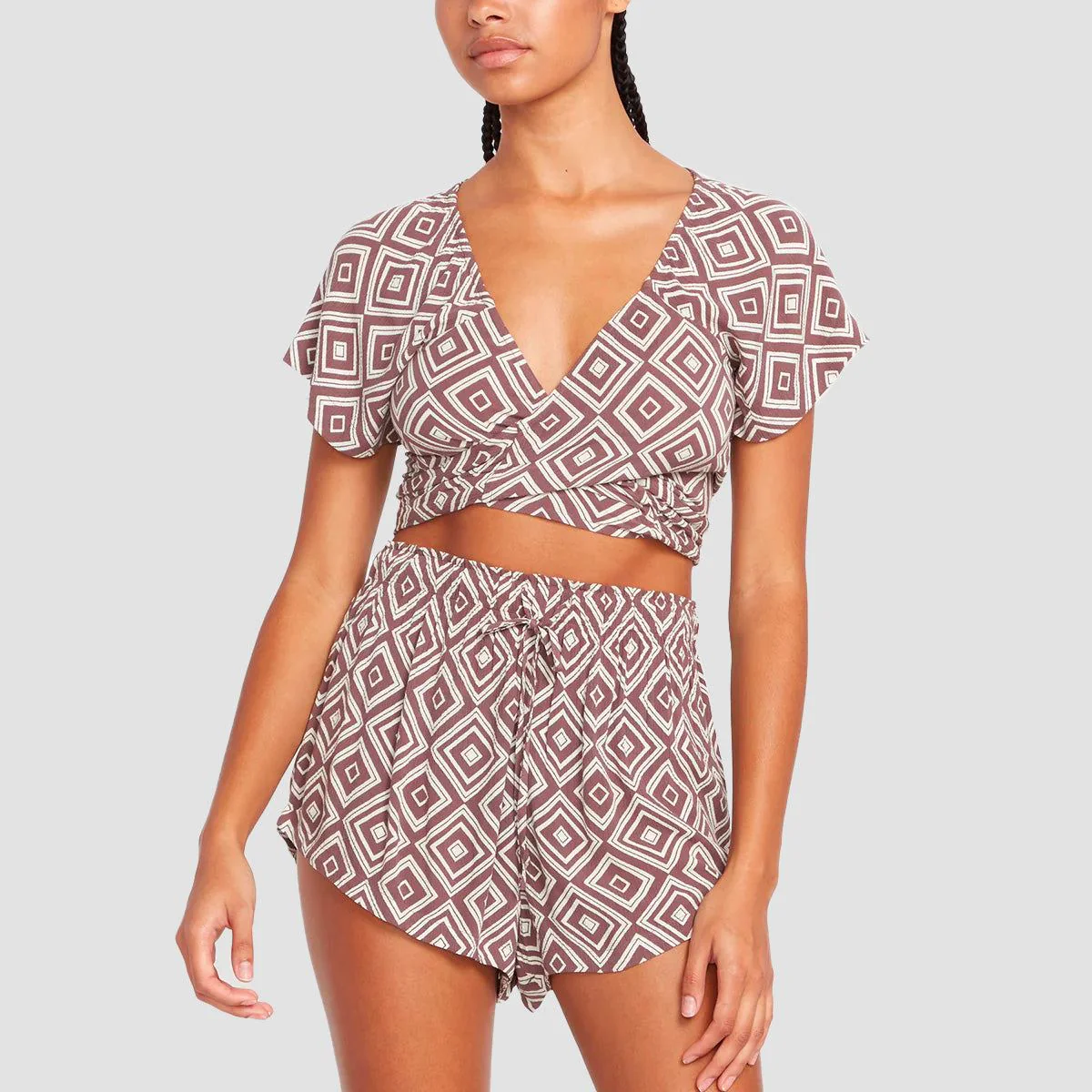 Volcom Retrospectacle Top Slate Grey - Womens - Image 2