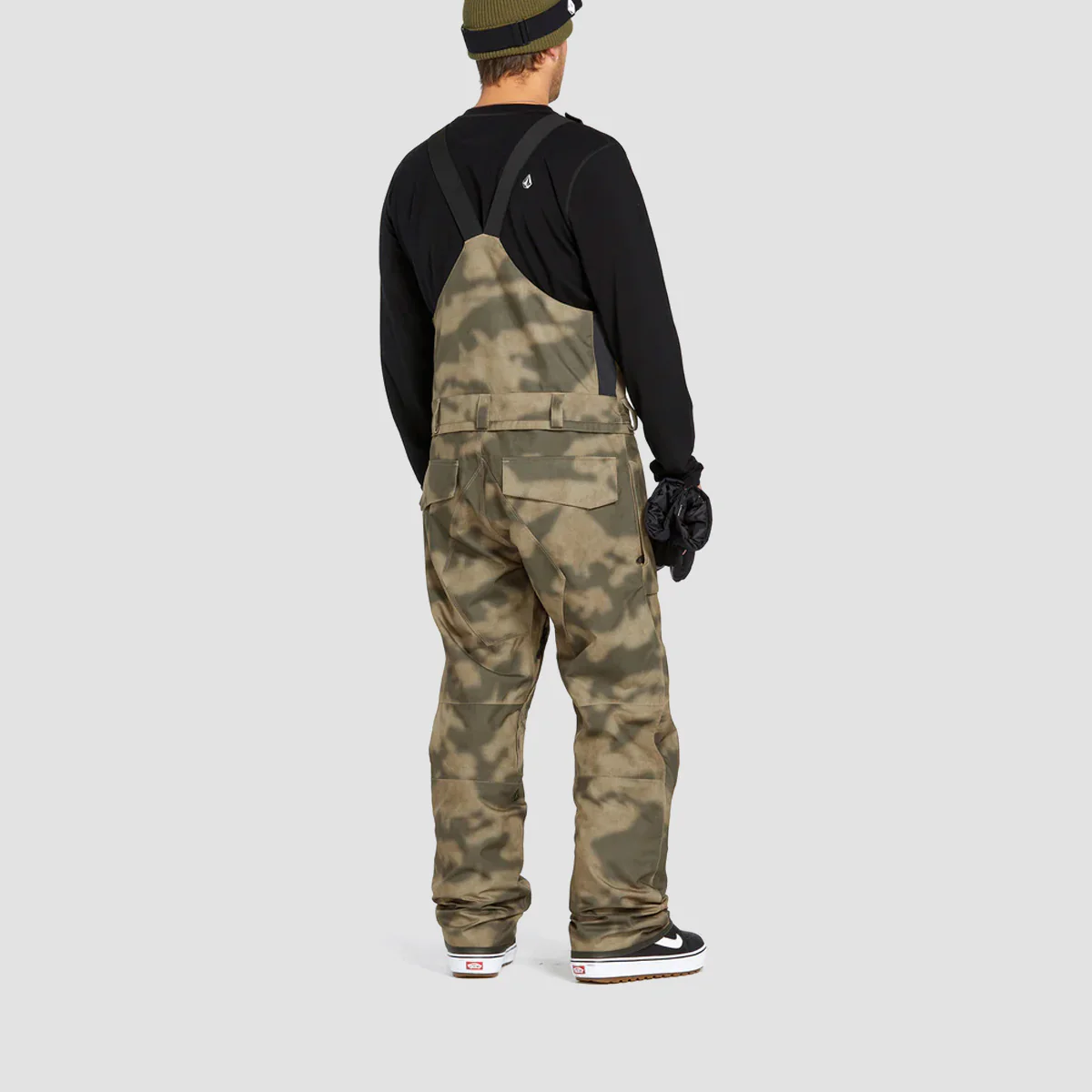 Volcom Roan 15K Snow Bib Overall Pants Camouflage - Image 2