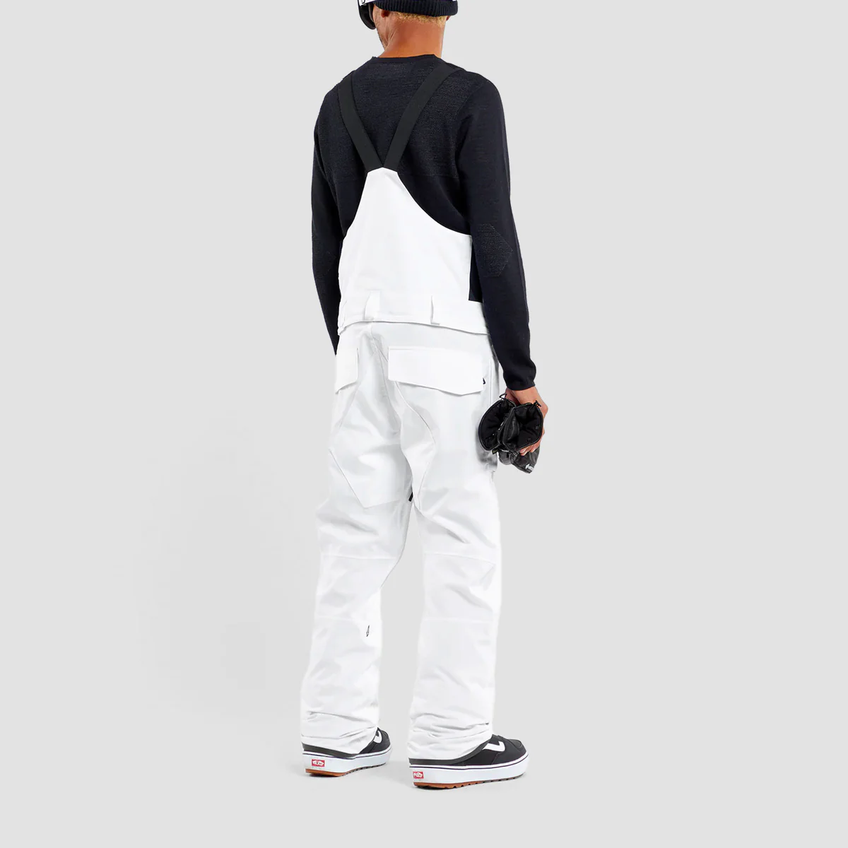 Volcom Roan Bib Snow Pants White - Image 2