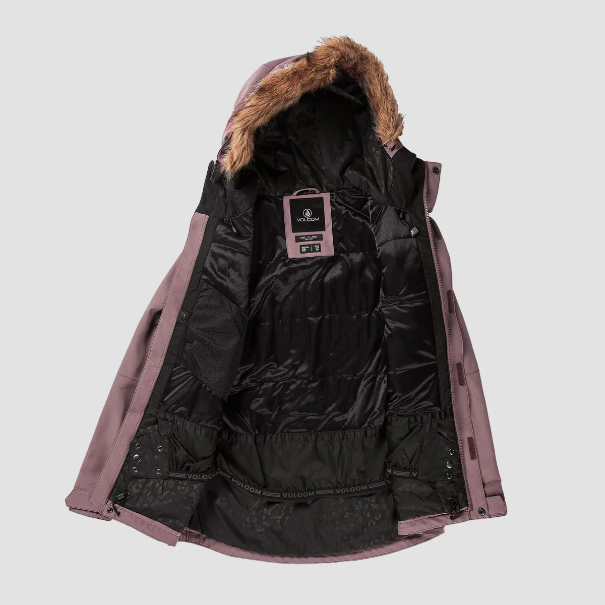 Volcom Shadow Ins Snow Jacket Rosewood - Womens - Image 3