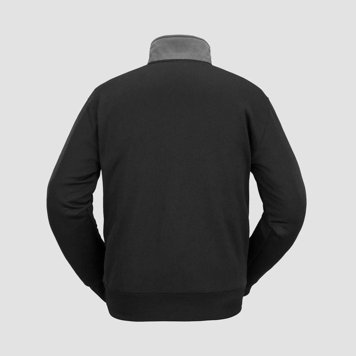 Volcom She Crew Fleece Sweatshirt Black - Image 2