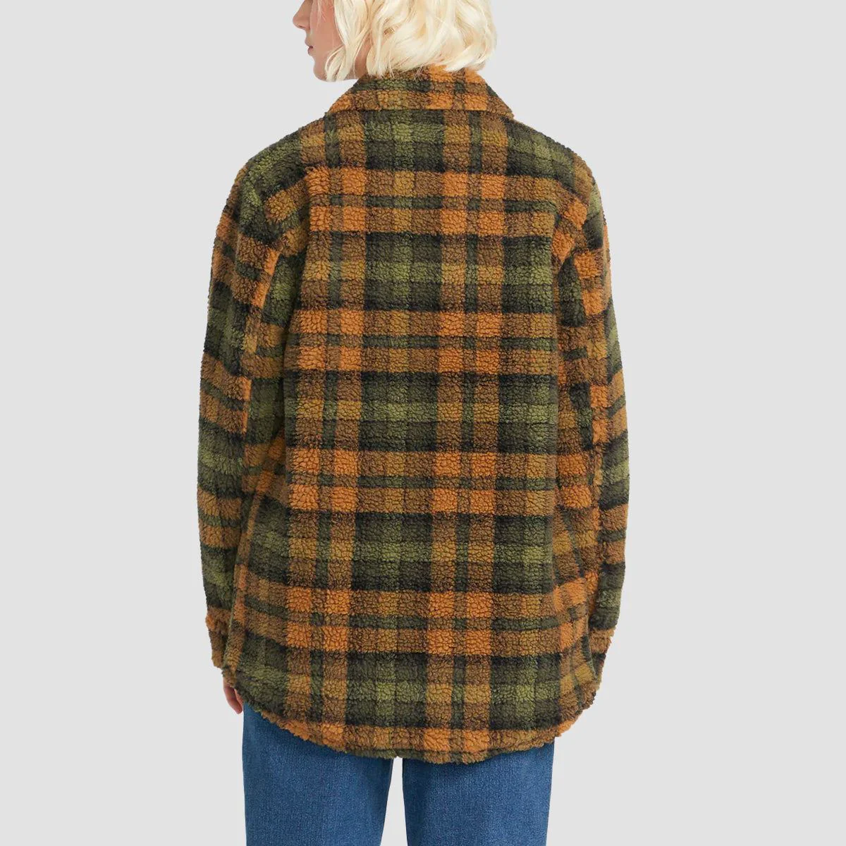 Volcom Silent Sherpa Jacket Bronze - Womens - Image 3