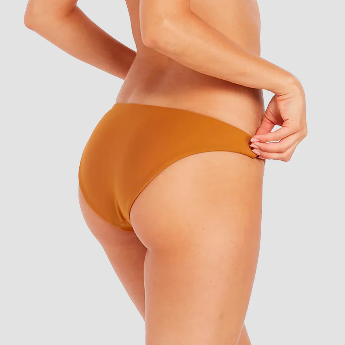 Volcom Simply Seamless Hipster Bikini Bottom Bronze - Womens - Image 2
