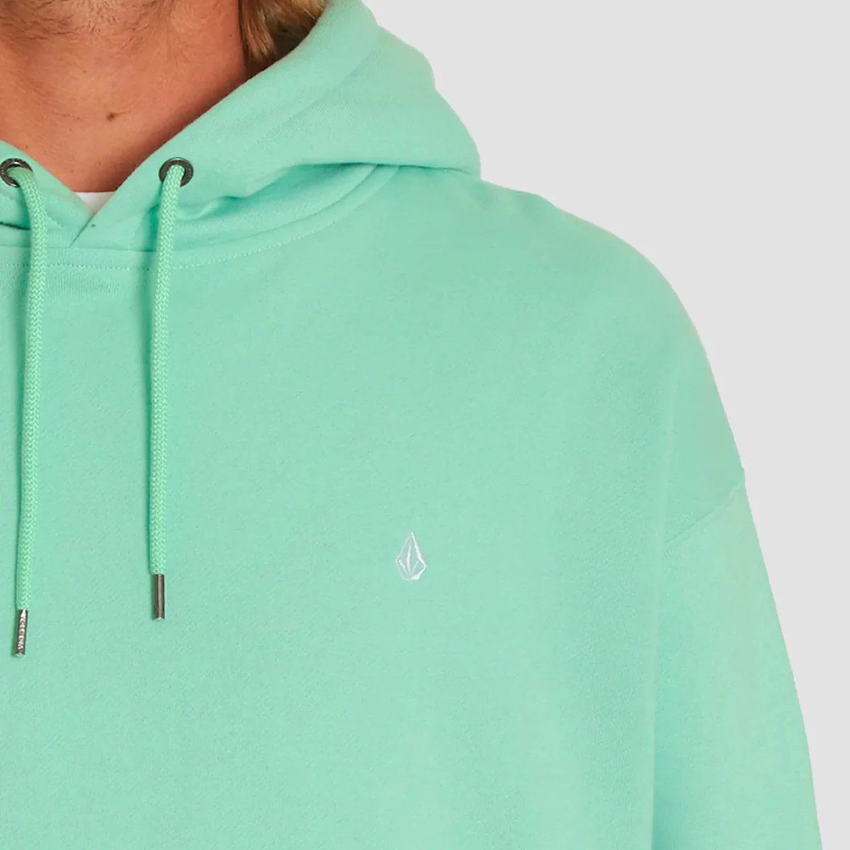 Volcom Single Stone From The Strange Pullover Hoodie Lichen Green - Image 2