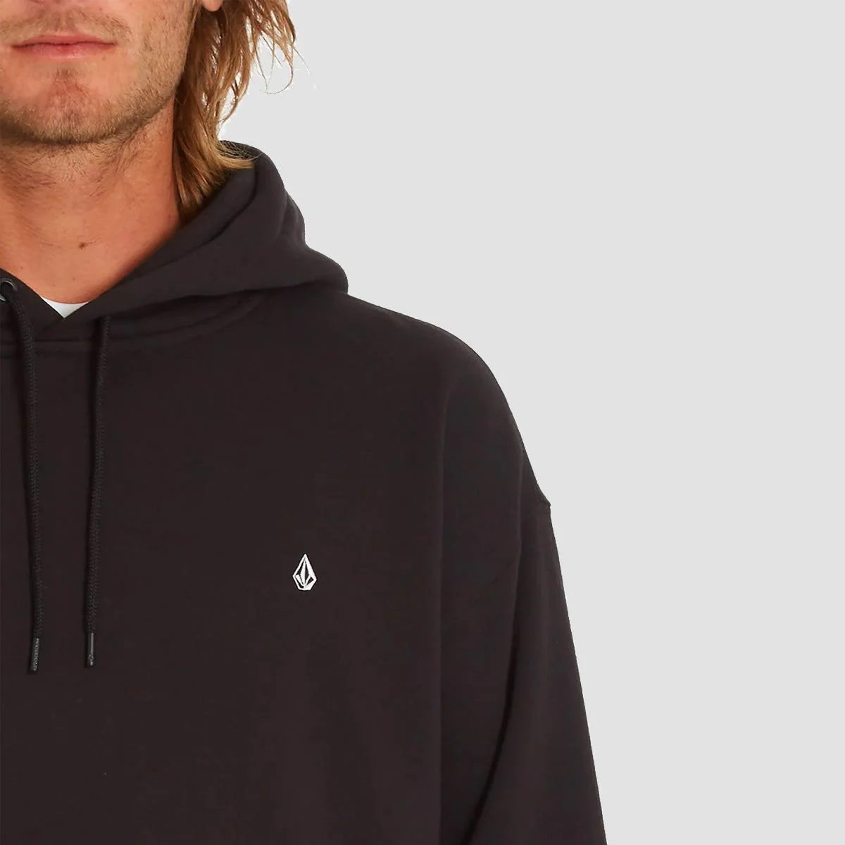 Volcom Single Stone Mind Invansion Pullover Hoodie Black - Image 2