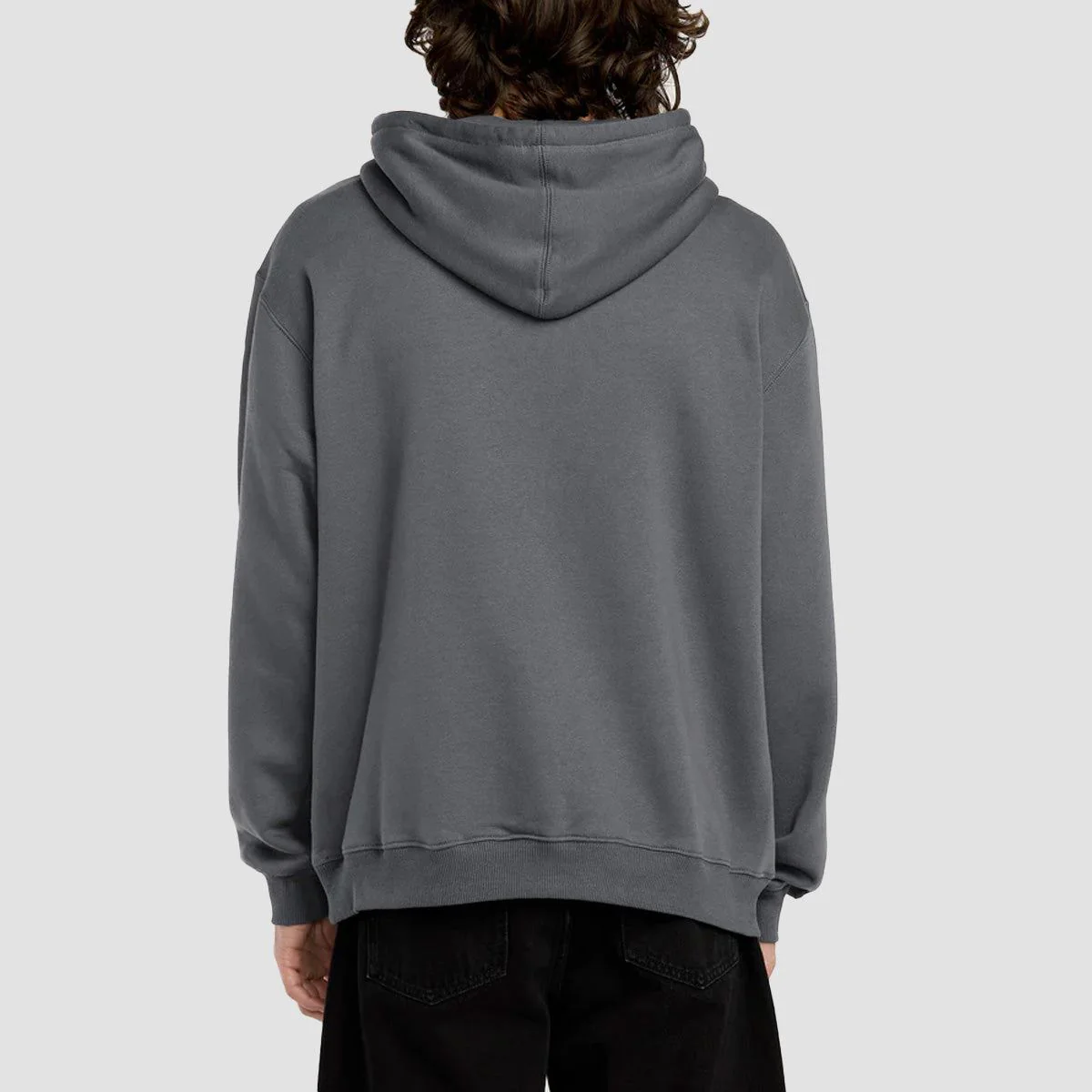 Volcom Single Stone PW Pullover Hoodie Asphalt Black - Image 2