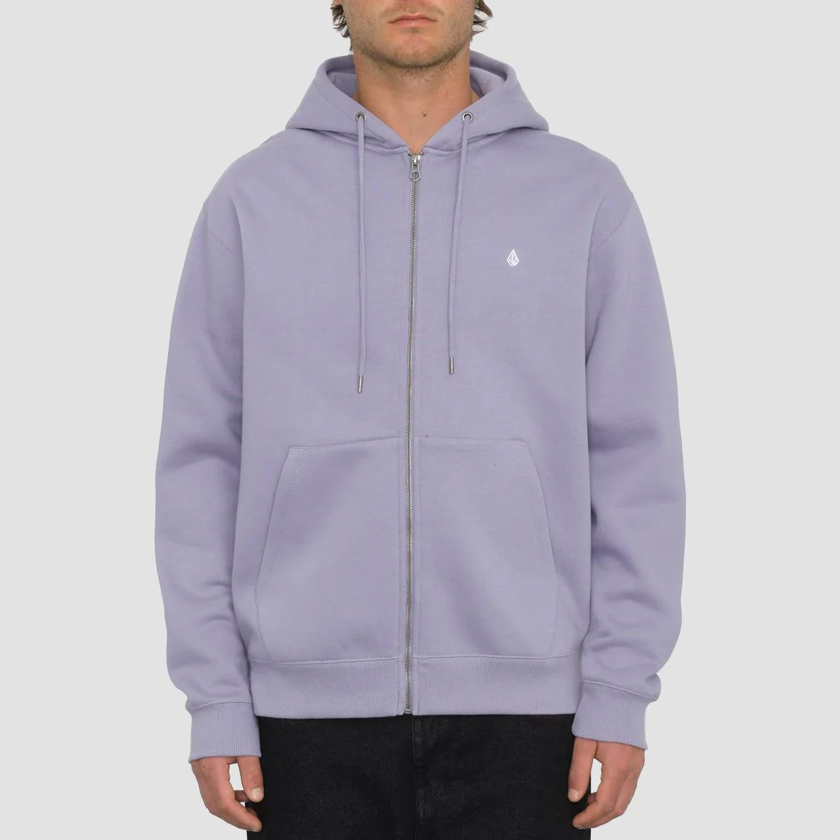Volcom Single Stone Zip Hoodie Violet Dust - Image 2