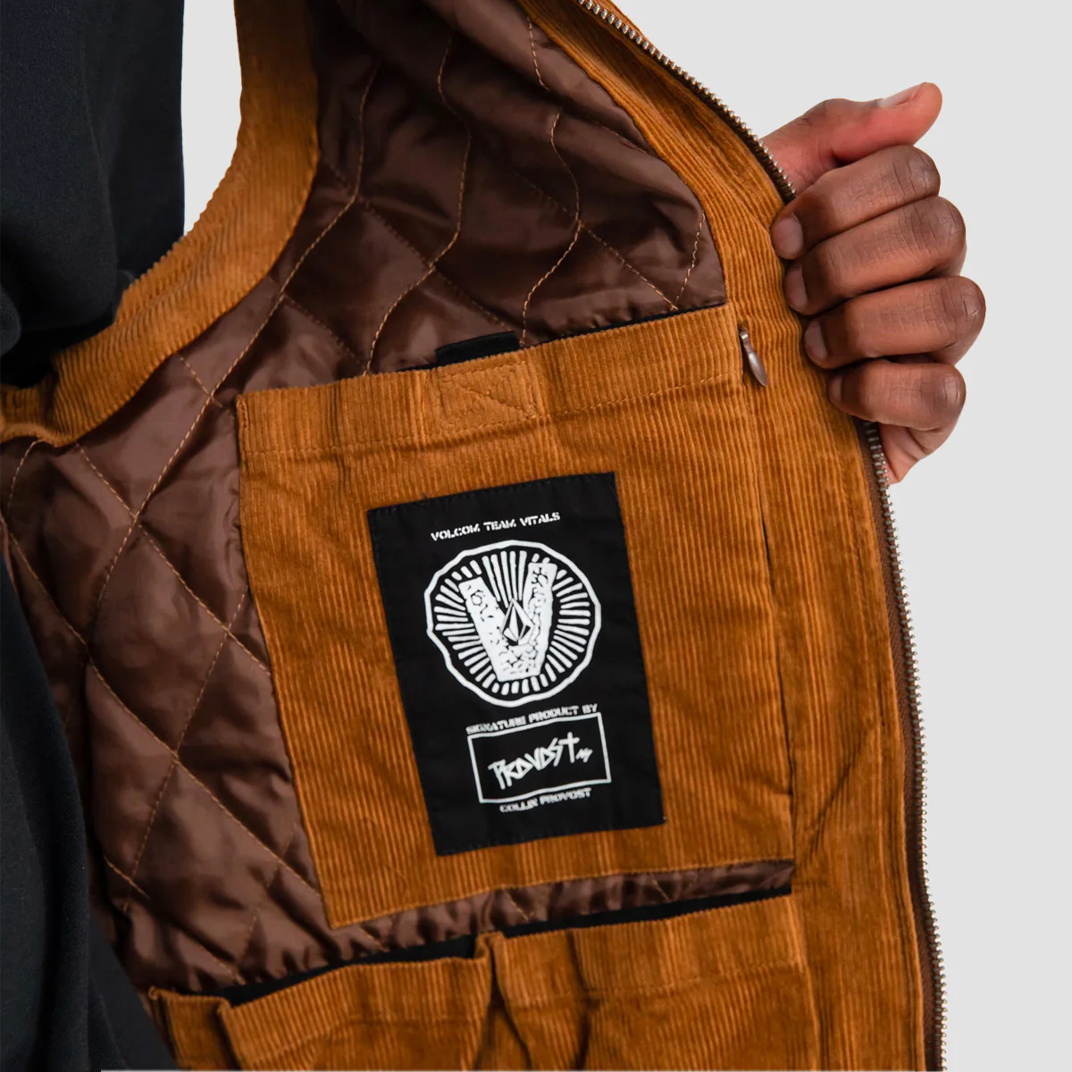Volcom Skate Vitals C Provost Vest Jacket Rubber - Image 3