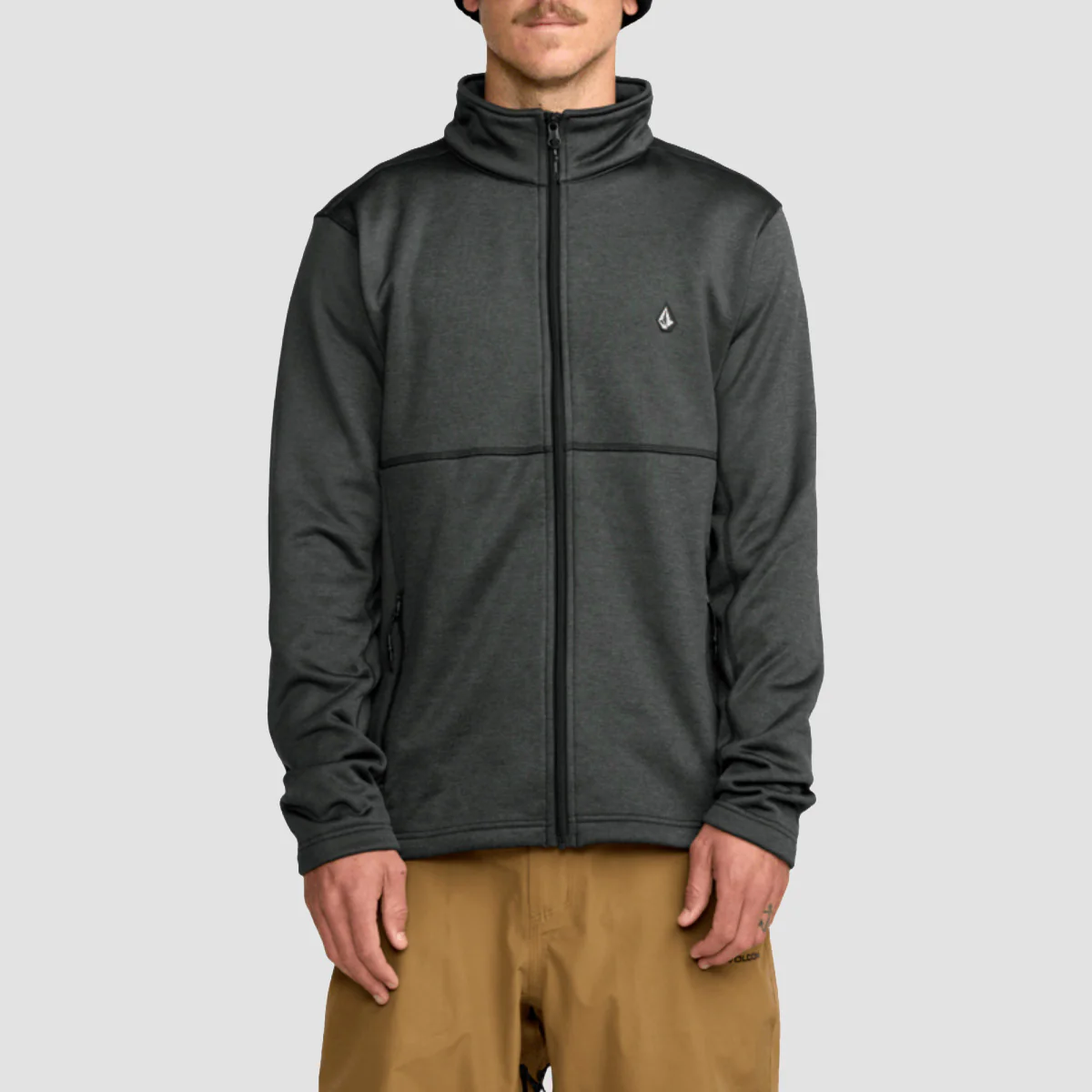 Volcom Snowbound Zip-Up Sweatshirt Black