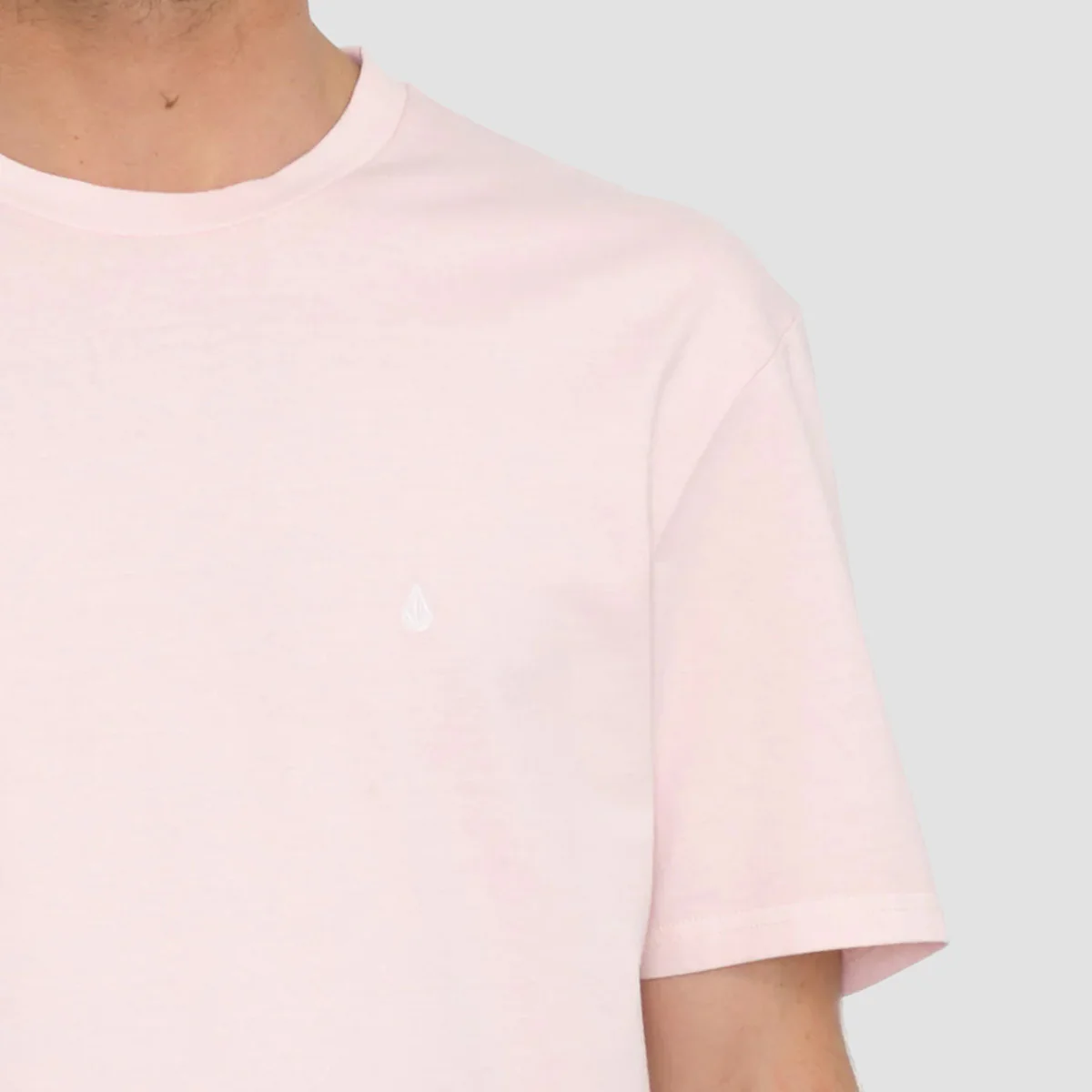 Volcom Solid Stone Emb T-Shirt Lilac Ash - Image 2
