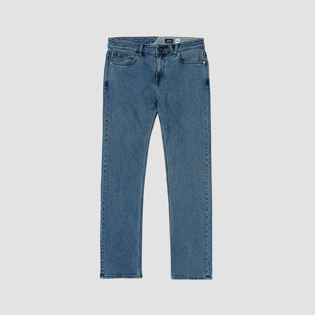Volcom Solver Modern Fit Jeans Washed Blue - Image 2