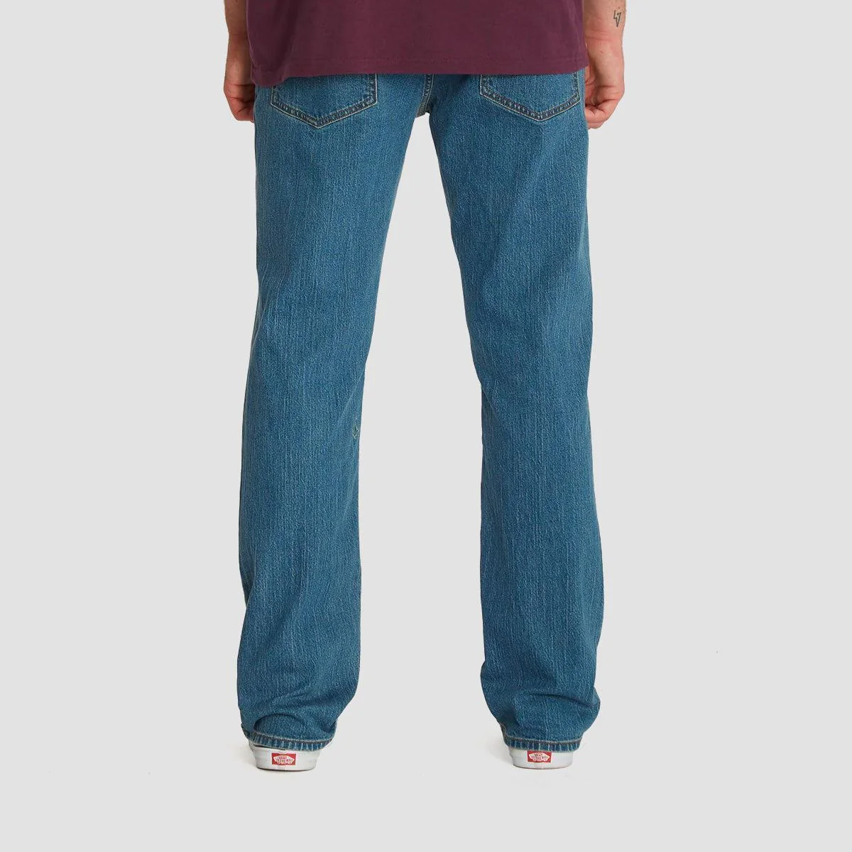 Volcom Solver Modern Straight Fit Jeans Aged Indigo - Image 3