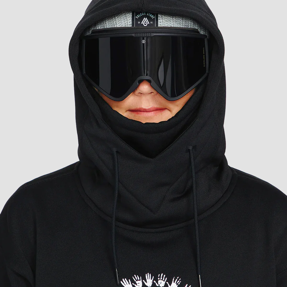 Volcom Spring Shred Snow Pullover Hoodie Black - Womens - Image 2