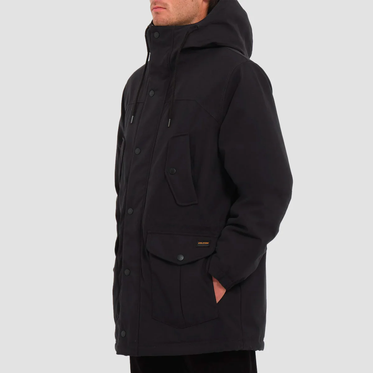 Volcom Starget 5K Parka Jacket Black - Image 4