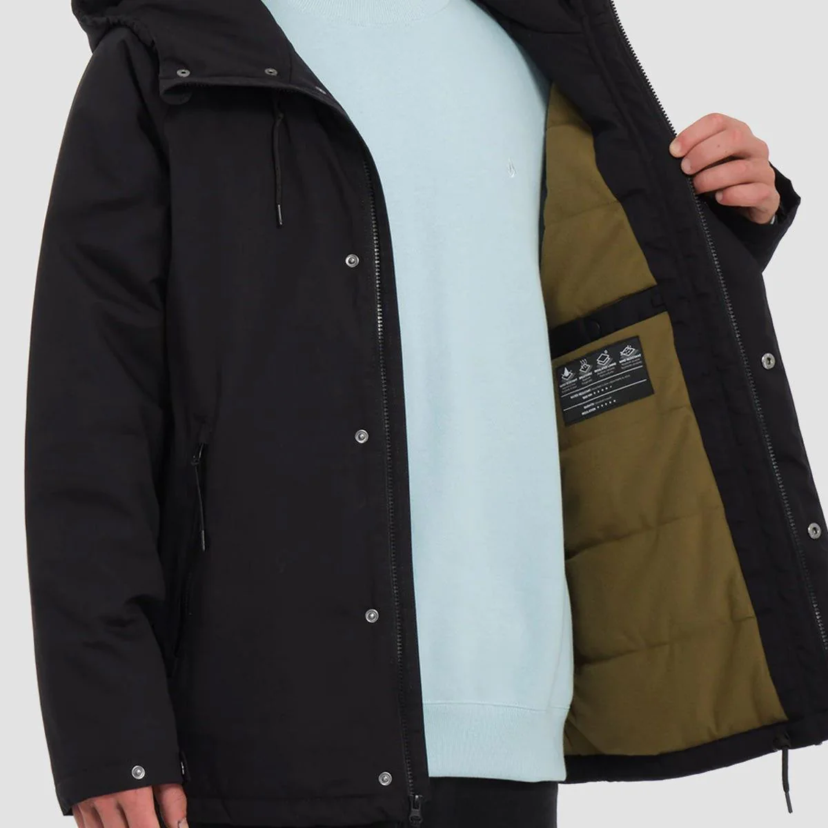 Volcom Stoke Stone II 10K Jacket Black - Image 3