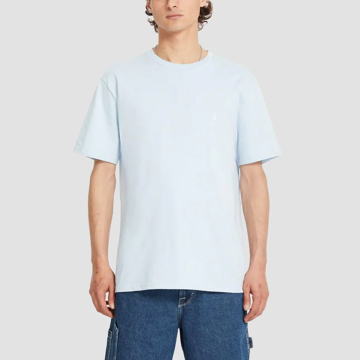Volcom Stone Blanks T-Shirt Carolina Blue