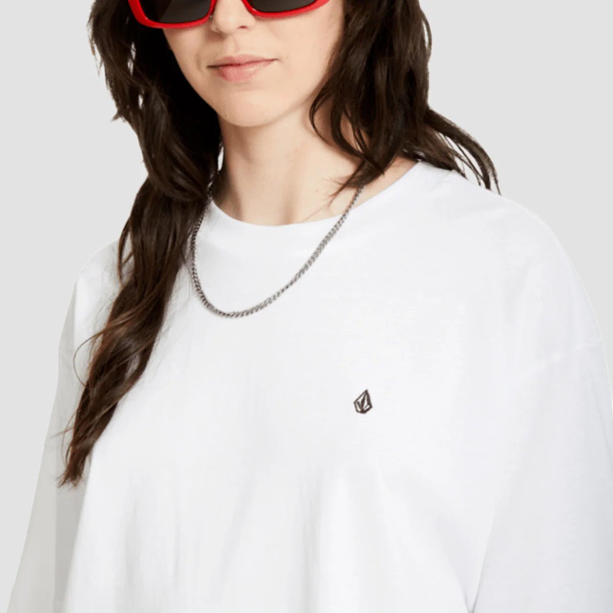 Volcom Stone Blanks Up T-Shirt White - Womens - Image 2