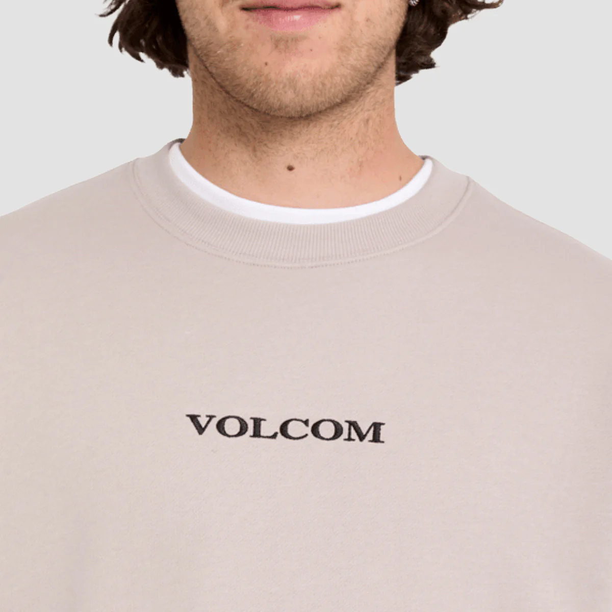 Volcom Stone Crew Sweatshirt Bark Brown - Image 2