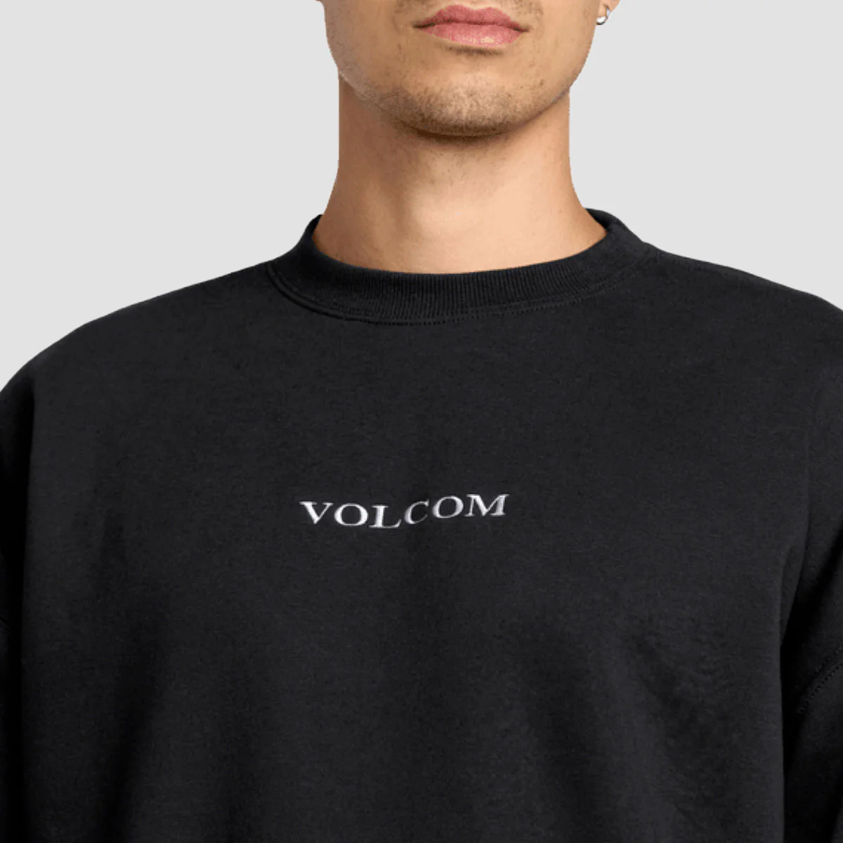 Volcom Stone Crew Sweatshirt Black - Image 2