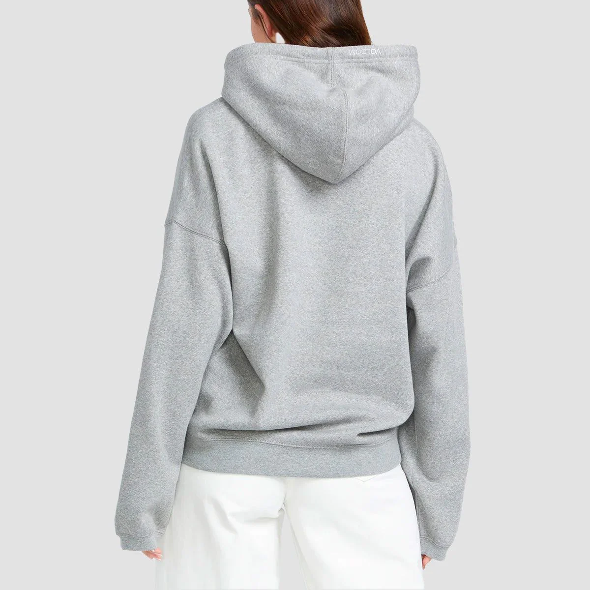 Volcom Stone Heart II Pullover Hoodie Heather Grey - Womens - Image 2
