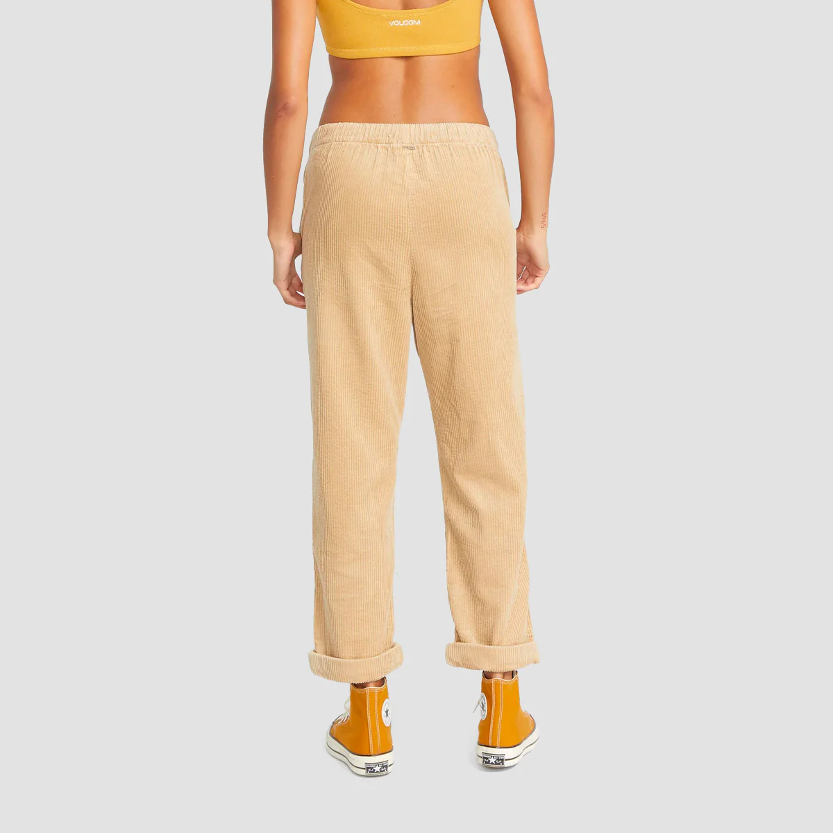 Volcom Stone Street Corduroy Pants Khaki - Womens - Image 2