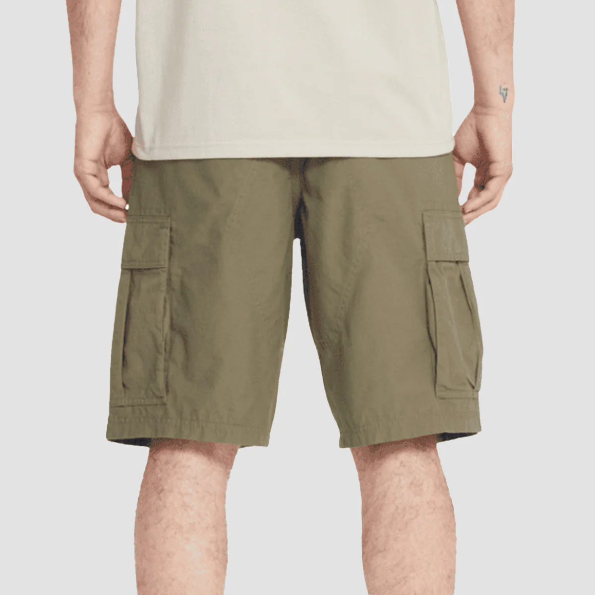 Volcom Strange Tripper Cargo 22" Shorts Wintermoss - Image 2