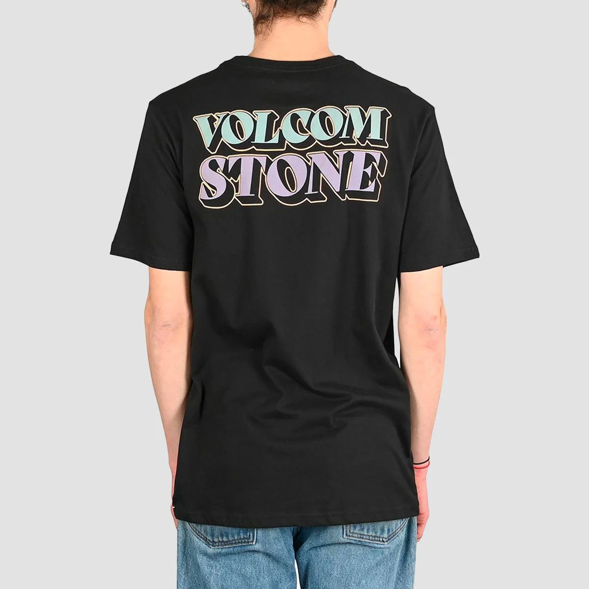 Volcom Stript T-Shirt Black - Image 2