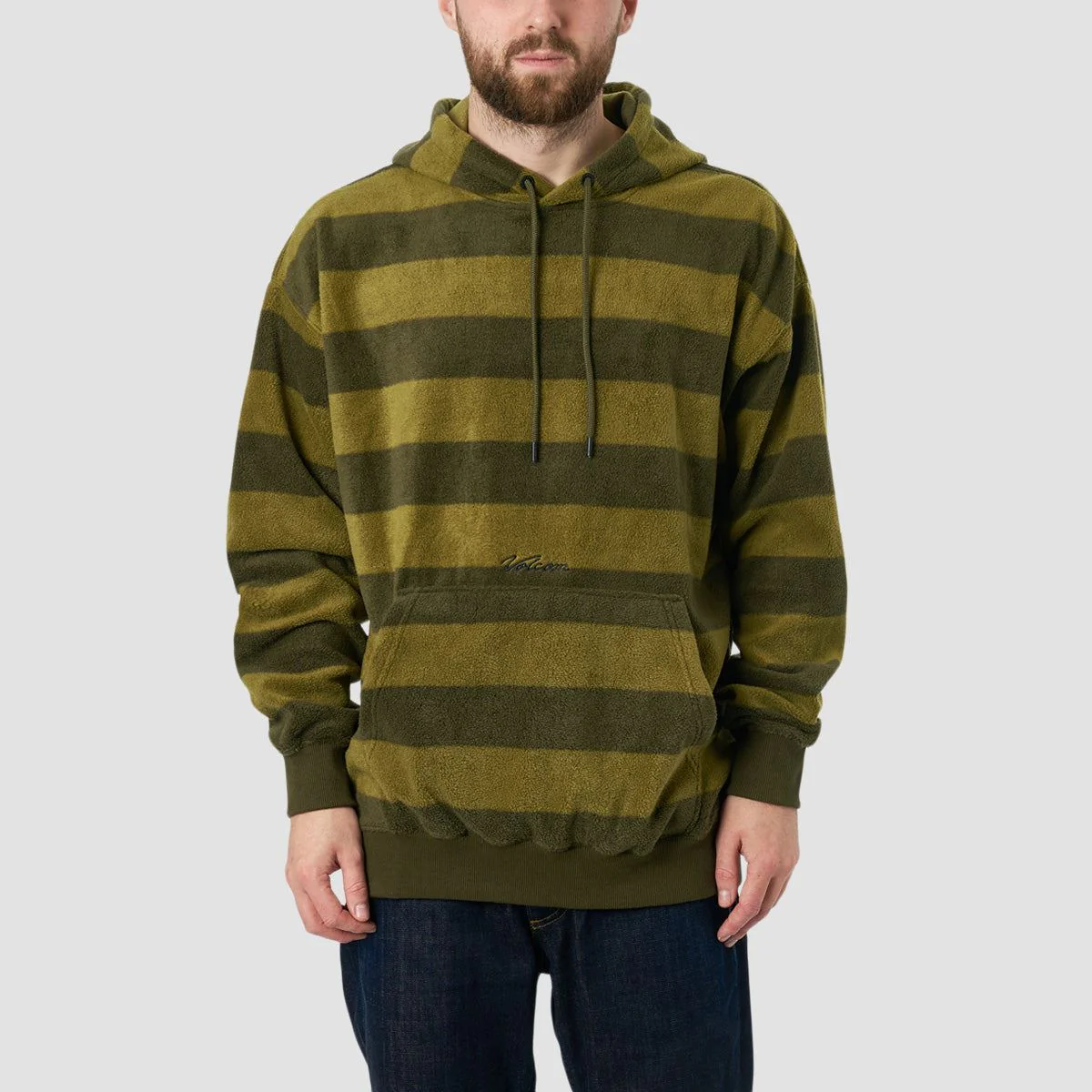 Volcom Throw Exceptions Pullover Hoodie Old Mill