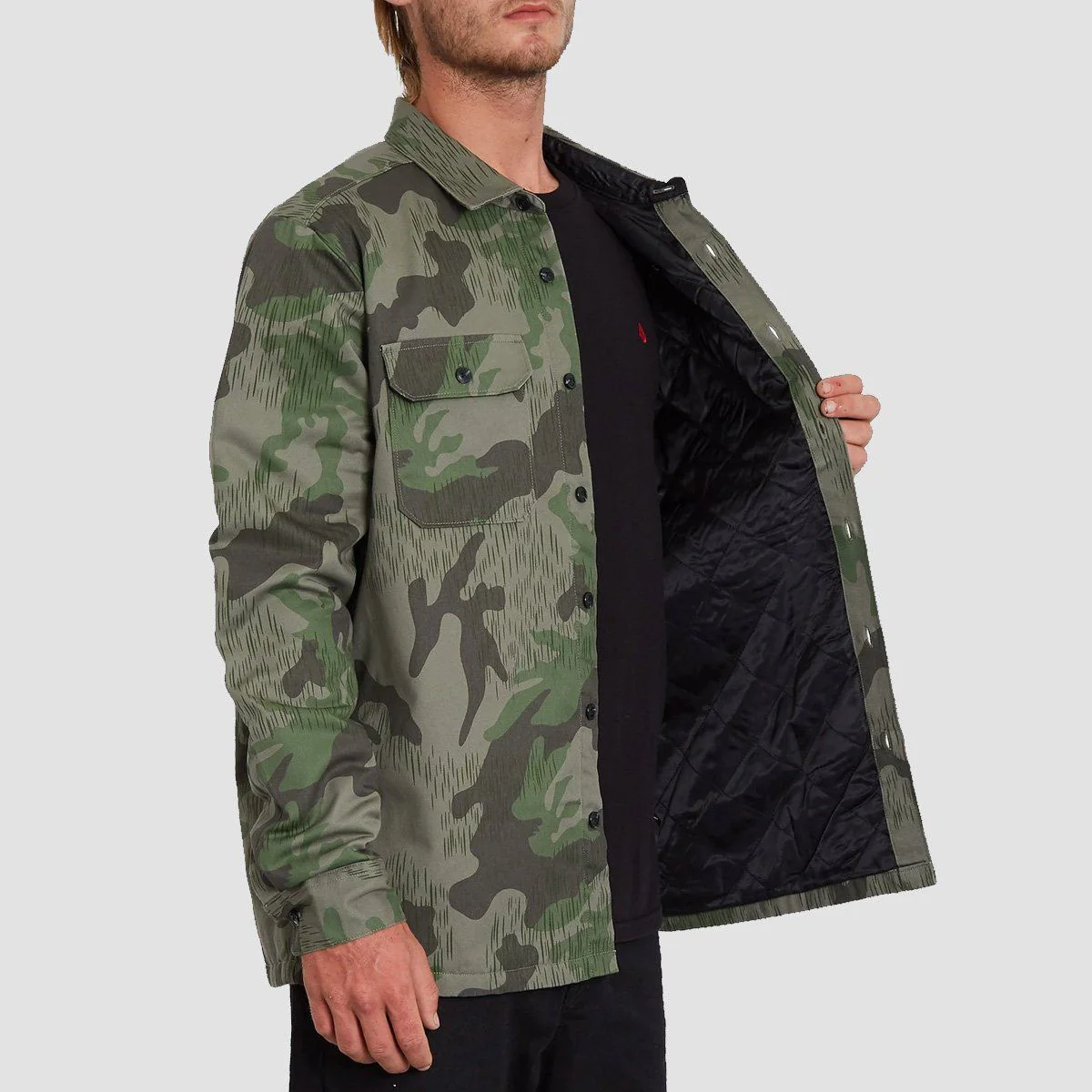 Volcom Trademan Longsleeve Shirt Camouflage - Image 2