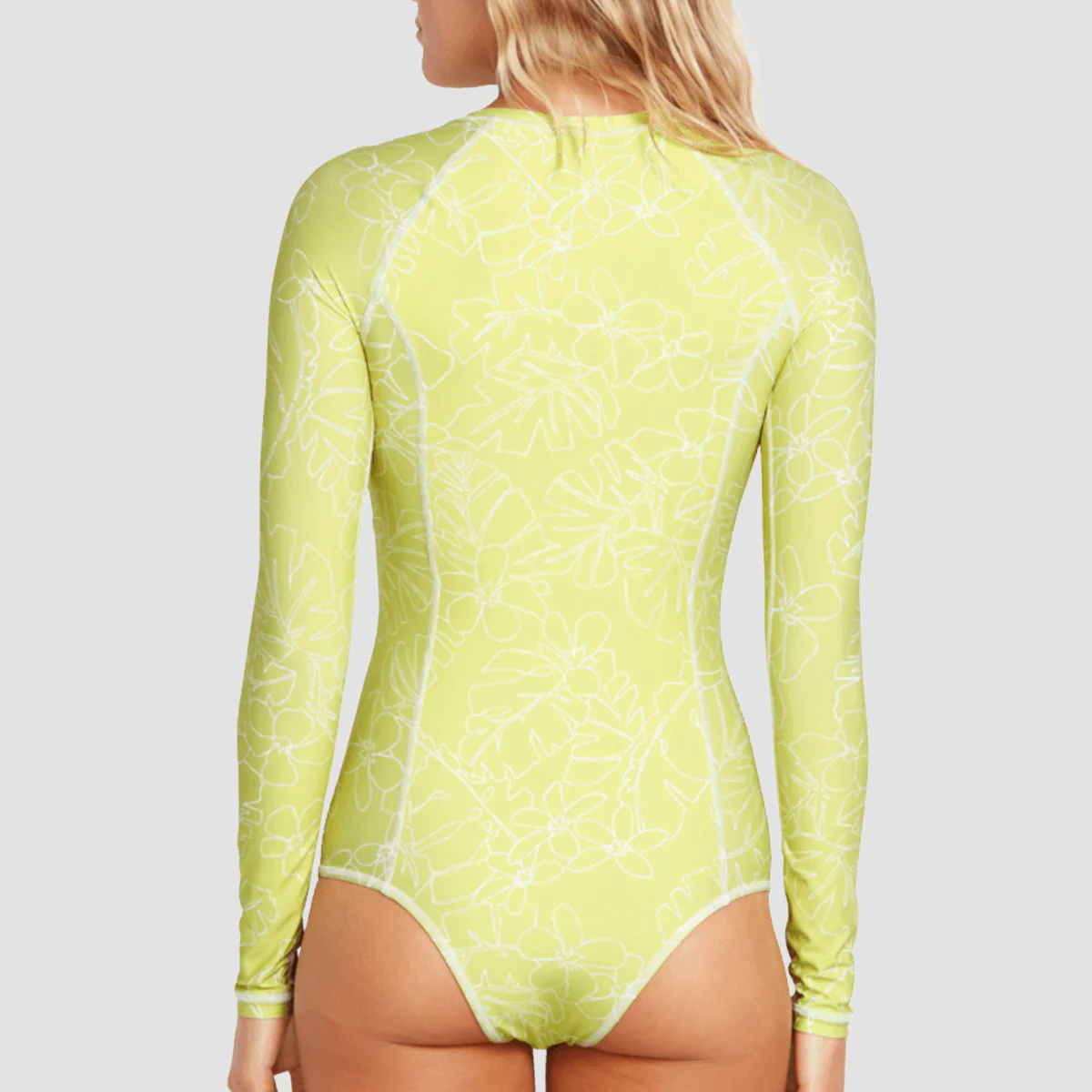 Volcom Tropicoco Bodysuit One-Piece Swimsuit Citron - Womens - Image 2