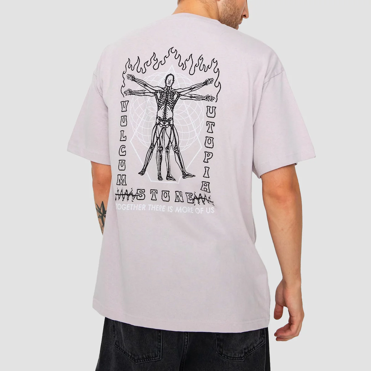Volcom Utopic We'll Speak To You LSE T-Shirt Iris Purple - Image 2