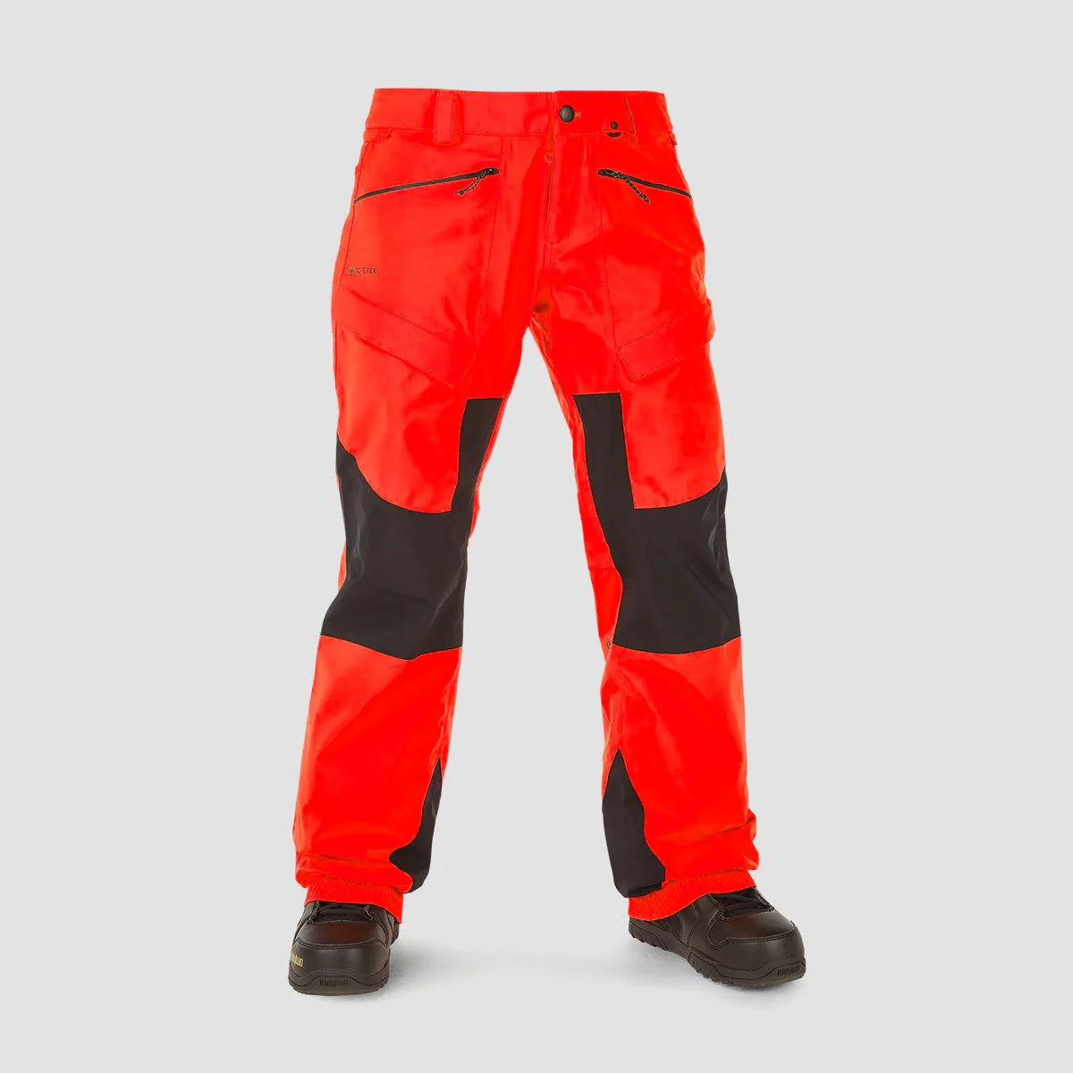 Volcom V.Co At Stretch Gore-Tex Snow Pants Orange Shock - Womens - Image 2