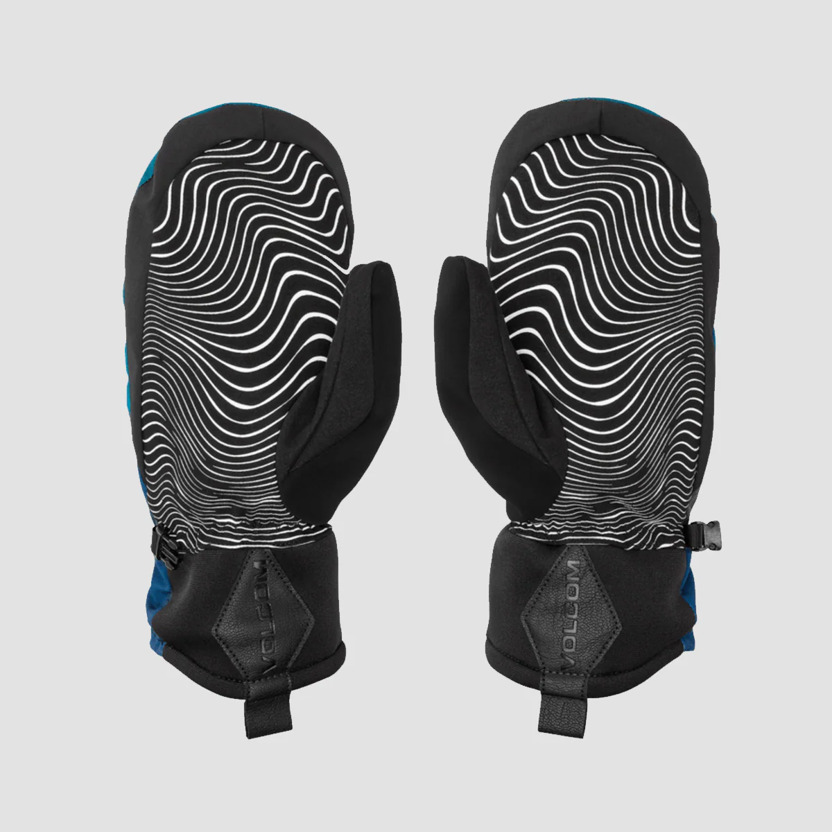 Volcom V.Co Nyle Snow Mitts Light Blue - Image 2