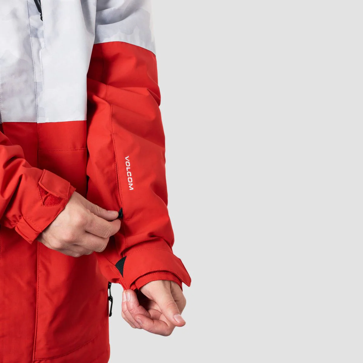 Volcom V.Co Op INS Snow Jacket White Camo - Image 4