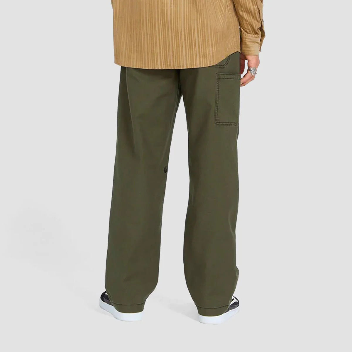 Volcom V Ent Fat Tony Kraftsman Pants Squadron Green - Image 2