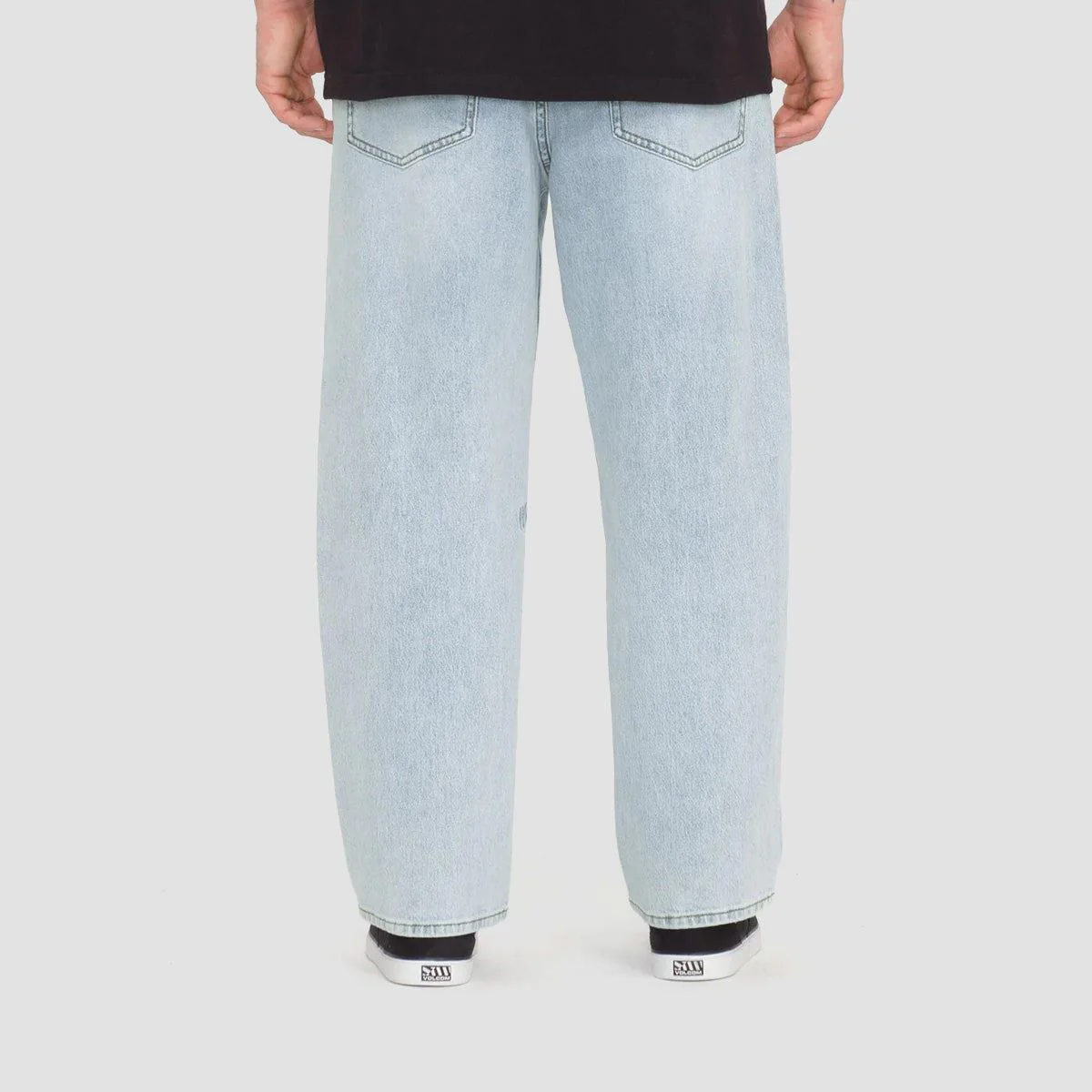 Volcom V Ent Hockey Relaxed Fit Dad Jeans Heavy Worn Faded - Image 2