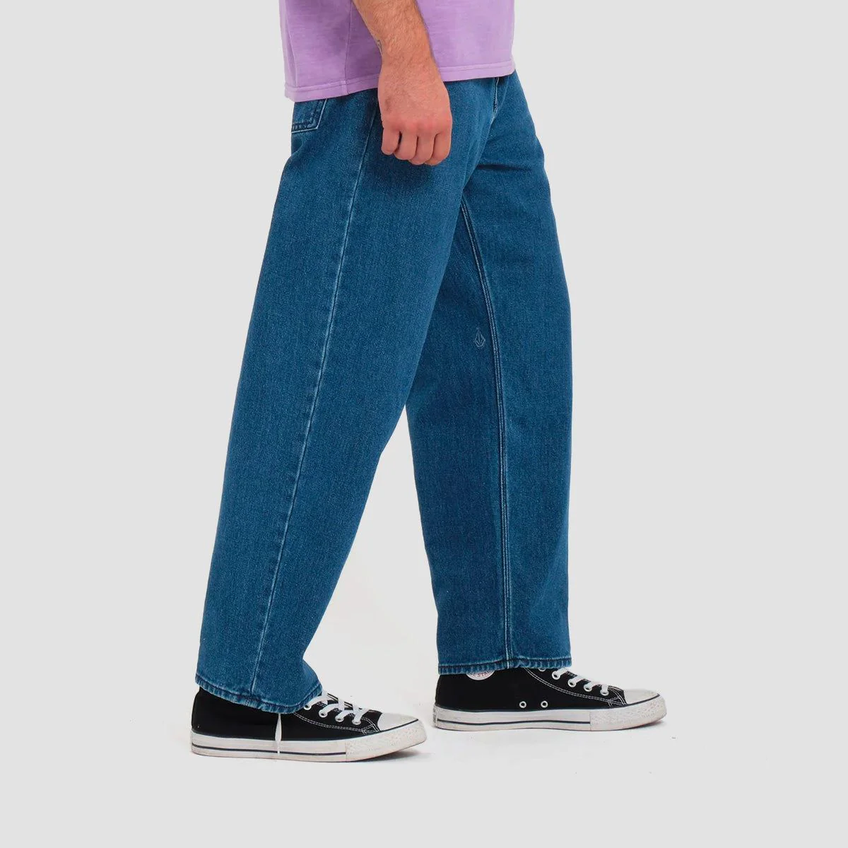 Volcom V Ent Noa Deane Loose Fit Jeans Laguna Blue - Image 2