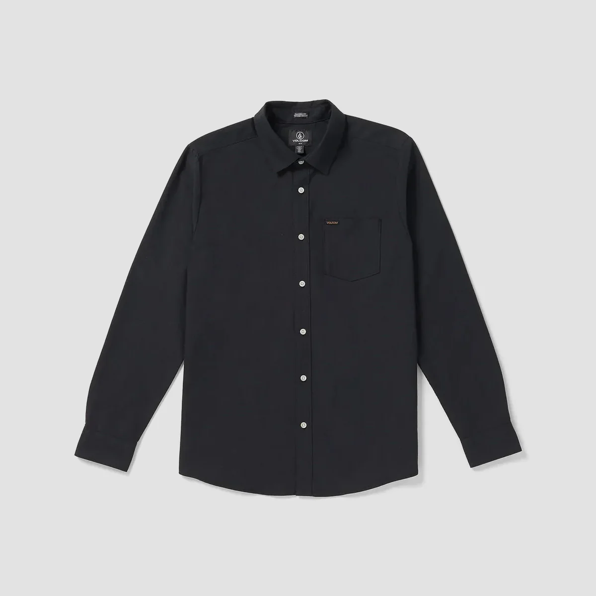 Volcom Veeco Oxford Longsleeve Shirt Black