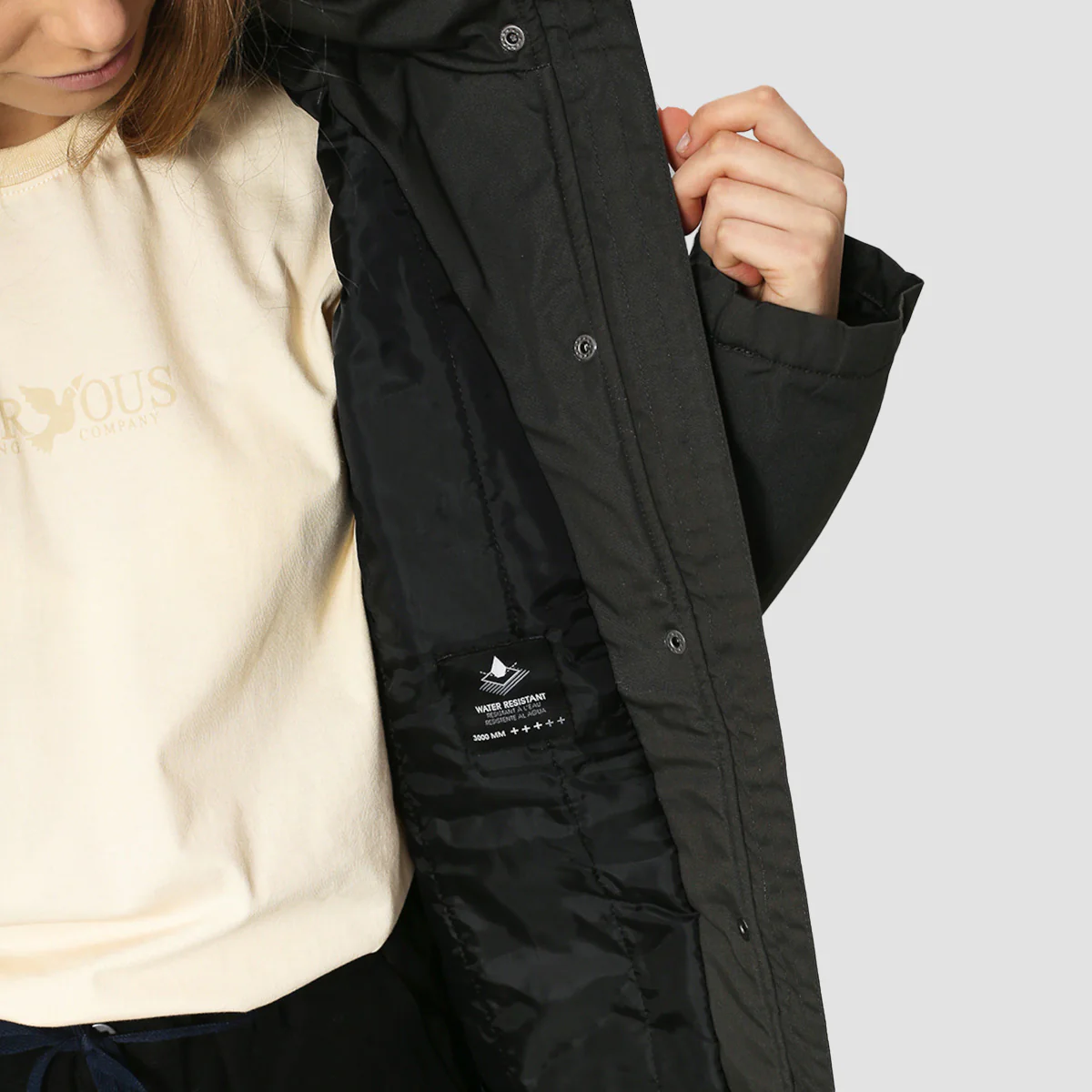 Volcom Venson Jacket Dark Grey - Womens - Image 3