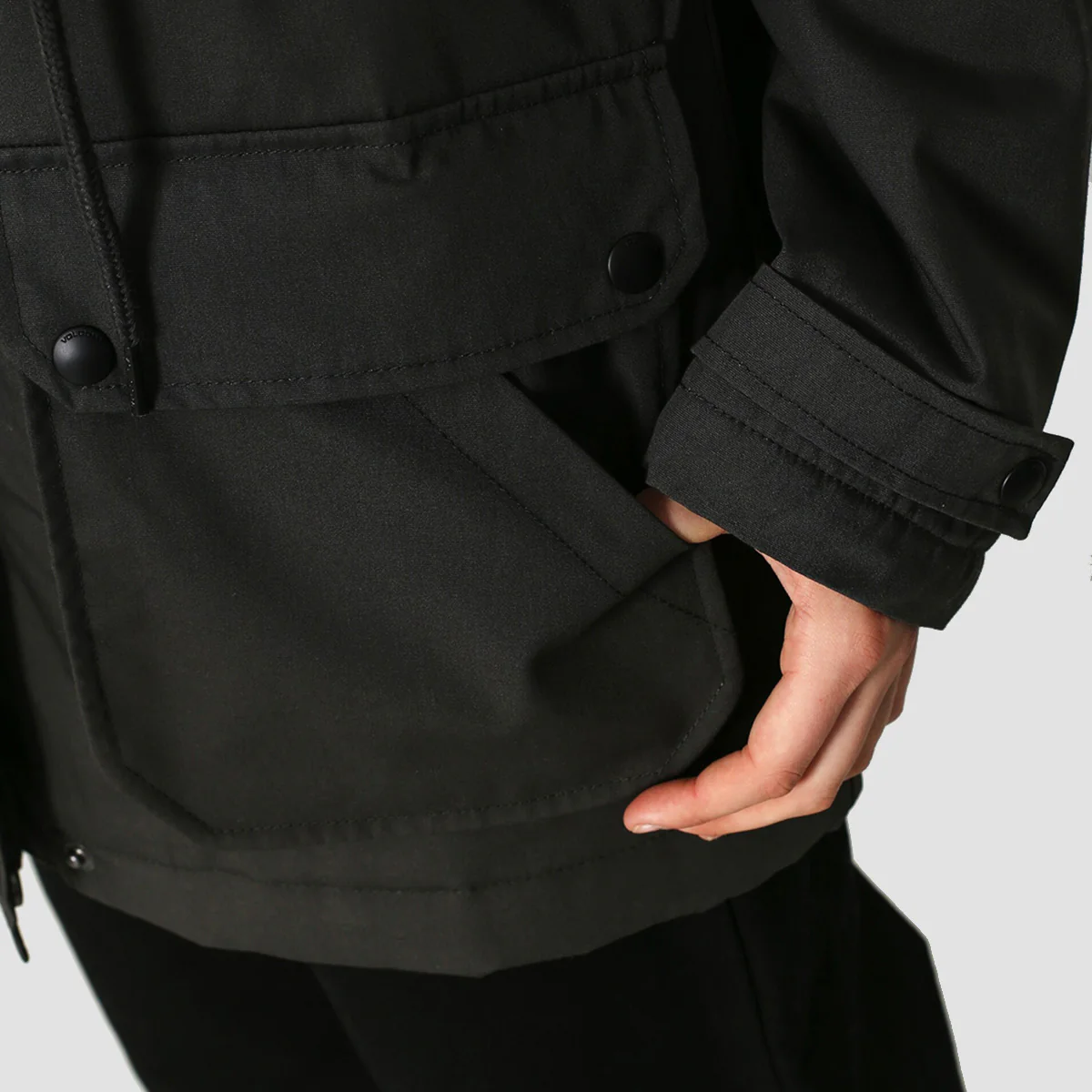 Volcom Venson Jacket Dark Grey - Womens - Image 4