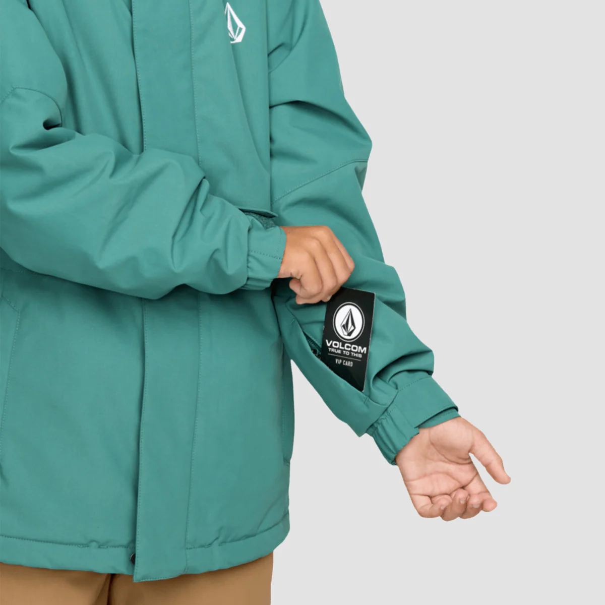 Volcom Vernon Ins Snow Jacket Spruce Green - Kids - Image 3