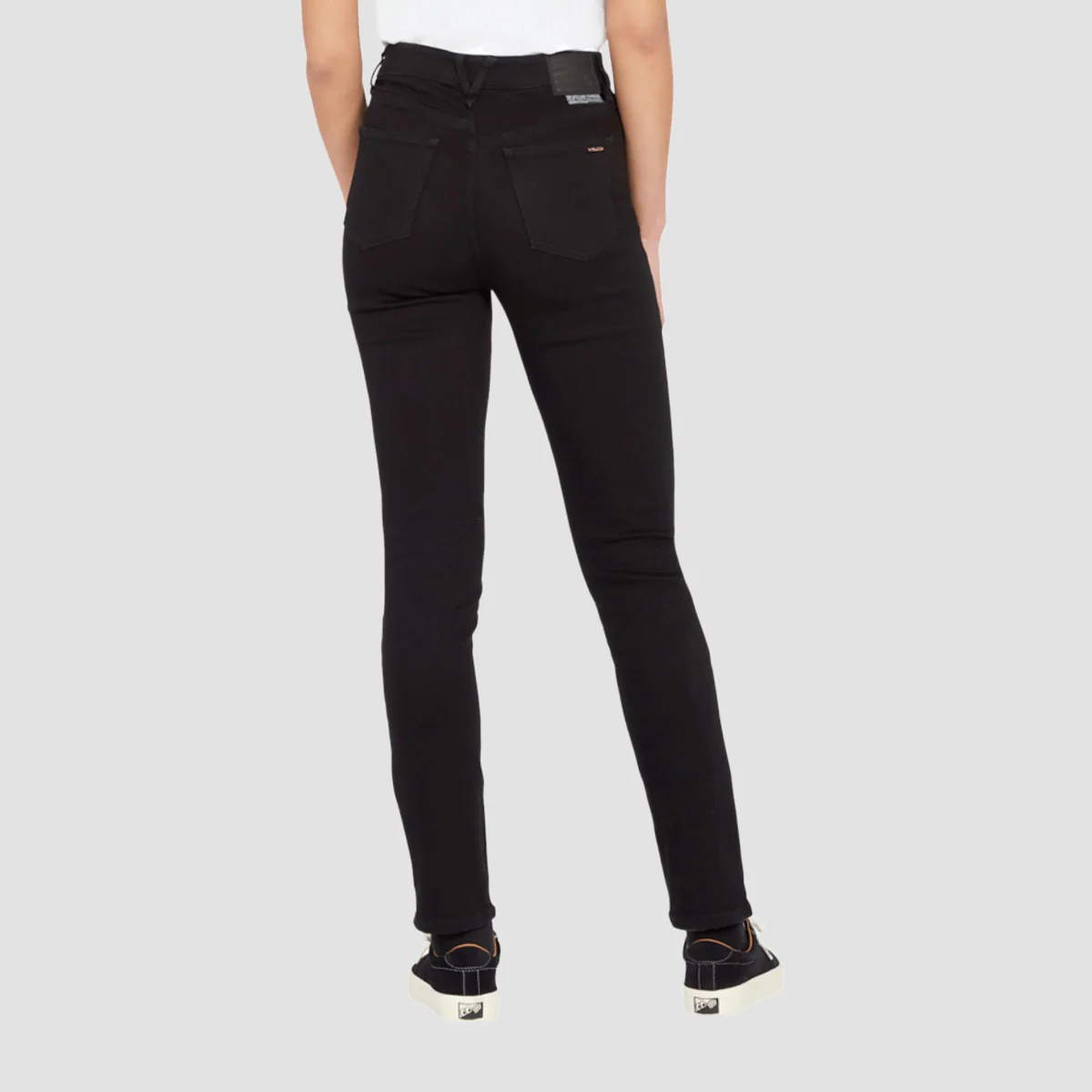 Volcom Vitabilly Slim Fit Jeans Vintage Black - Womens - Image 2