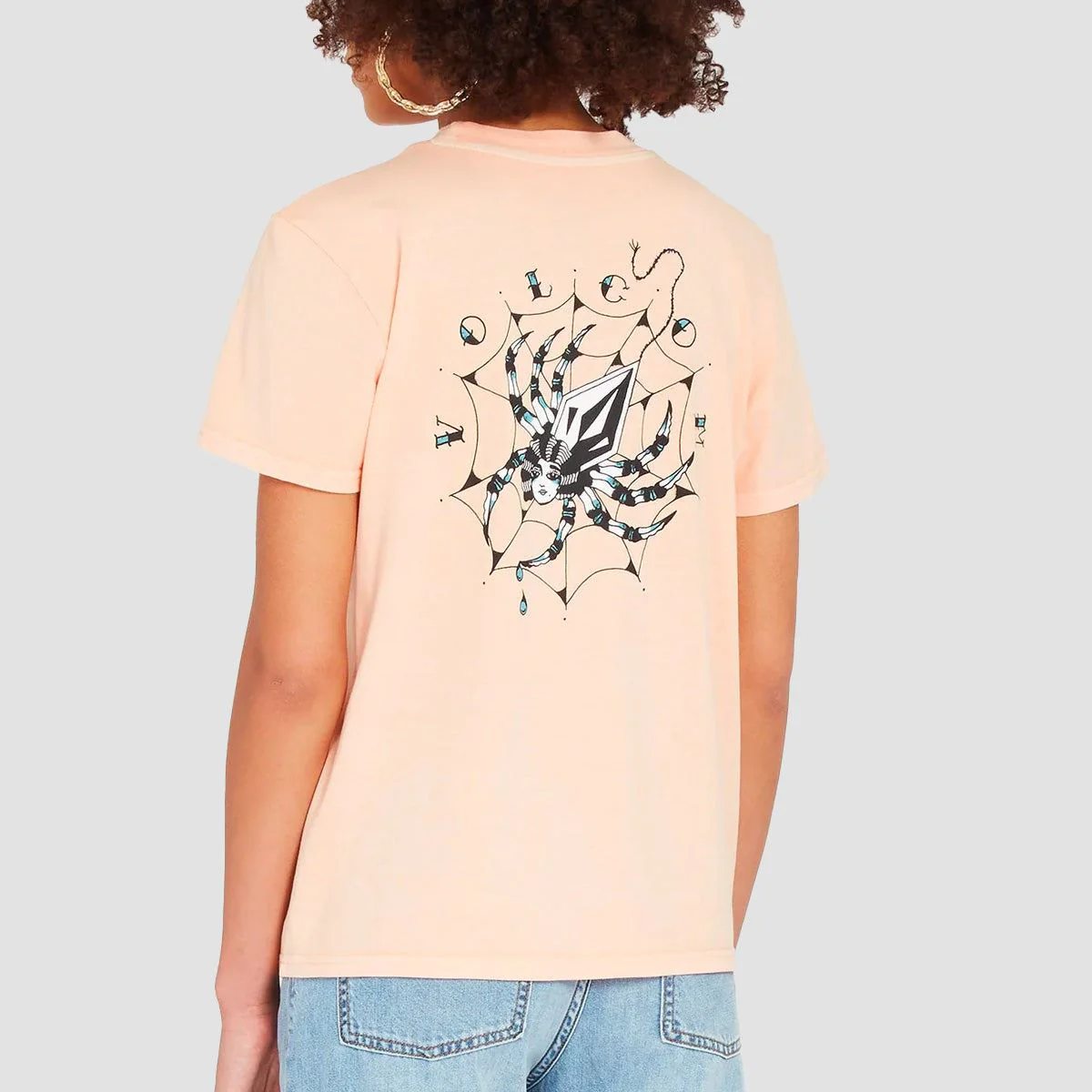 Volcom Volchedelic T-Shirt Melon - Womens - Image 2