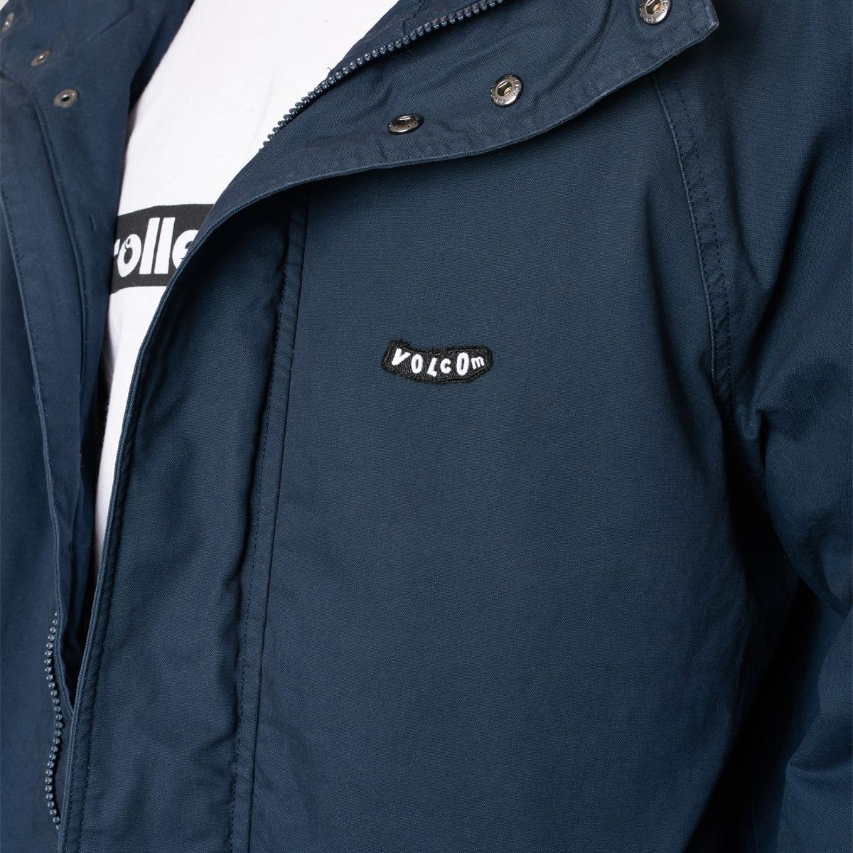 Volcom Volster II Parka Jacket Navy - Image 7