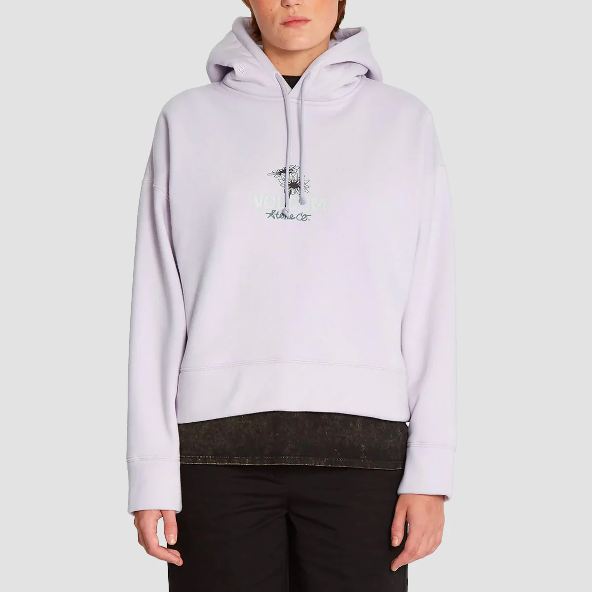 Volcom Voltrip From The Strange Pullover Hoodie Lavender - Womens - Image 2