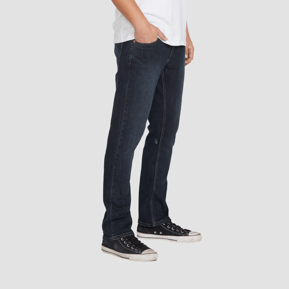 Volcom Vorta Denim Slim Fit Jeans Vintage Blue